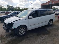 Salvage cars for sale from Copart Fort Wayne, IN: 2016 Chrysler Town & Country Touring