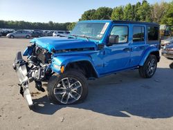 Salvage cars for sale at Glassboro, NJ auction: 2024 Jeep Wrangler 4XE