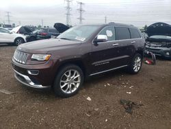 Jeep salvage cars for sale: 2015 Jeep Grand Cherokee Summit