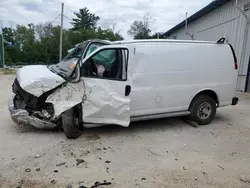 Salvage trucks for sale at Candia, NH auction: 2020 Chevrolet Express G2500