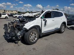 Salvage cars for sale at Wilmer, TX auction: 2019 Hyundai Santa FE SE