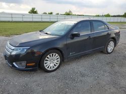 Salvage cars for sale at Houston, TX auction: 2012 Ford Fusion Hybrid