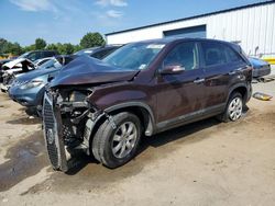 Salvage cars for sale at Shreveport, LA auction: 2012 KIA Sorento Base