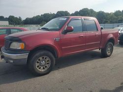 Salvage trucks for sale at Assonet, MA auction: 2001 Ford F150 Supercrew