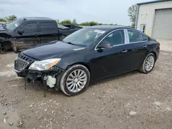 Salvage cars for sale at Kansas City, KS auction: 2014 Buick Regal Premium