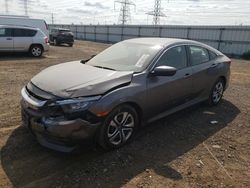 Salvage cars for sale from Copart Elgin, IL: 2017 Honda Civic LX