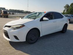 Salvage cars for sale at Dunn, NC auction: 2015 Toyota Corolla L