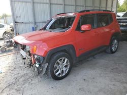 Salvage cars for sale at Midway, FL auction: 2018 Jeep Renegade Latitude