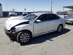 Volkswagen salvage cars for sale: 2015 Volkswagen Passat S