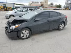 Salvage cars for sale at New Orleans, LA auction: 2017 KIA Forte LX