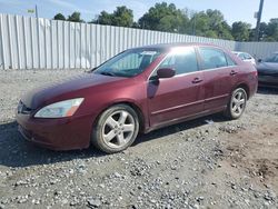 Salvage cars for sale at Mebane, NC auction: 2003 Honda Accord EX