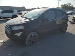 Ford salvage cars for sale: 2018 Ford Ecosport Titanium