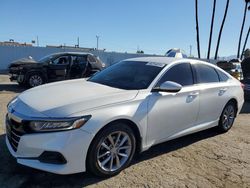 Salvage cars for sale at Van Nuys, CA auction: 2022 Honda Accord LX