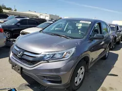 Salvage cars for sale at Martinez, CA auction: 2015 Honda CR-V LX