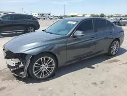 Salvage cars for sale at Grand Prairie, TX auction: 2016 BMW 320 I