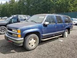 Salvage cars for sale at Graham, WA auction: 1995 Chevrolet Suburban K1500