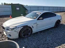 Salvage cars for sale at Windham, ME auction: 2016 BMW 650 XI