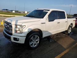 Ford salvage cars for sale: 2016 Ford F150 Supercrew