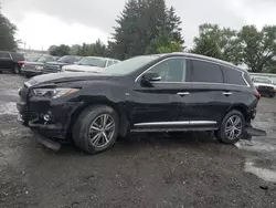 Salvage cars for sale at Finksburg, MD auction: 2019 Infiniti QX60 Luxe