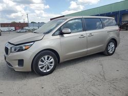 Salvage cars for sale at Columbus, OH auction: 2017 KIA Sedona LX