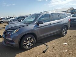 Salvage cars for sale at Brighton, CO auction: 2017 Honda Pilot EXL