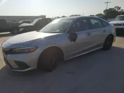 Salvage cars for sale at Wilmer, TX auction: 2022 Honda Civic Sport