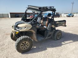 Salvage motorcycles for sale at Andrews, TX auction: 2024 Can-Am Defender Limited Cab HD10