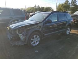 Salvage cars for sale at Denver, CO auction: 2013 Subaru Outback 2.5I Limited