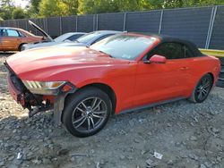 Salvage cars for sale at Waldorf, MD auction: 2017 Ford Mustang