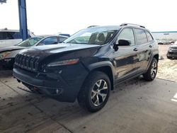 Jeep Cherokee salvage cars for sale: 2016 Jeep Cherokee Trailhawk