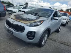 KIA salvage cars for sale: 2017 KIA Sportage LX