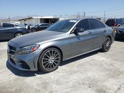 Salvage cars for sale at Sun Valley, CA auction: 2021 Mercedes-Benz C300