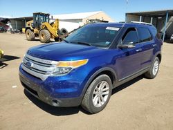 Salvage cars for sale at Brighton, CO auction: 2015 Ford Explorer XLT