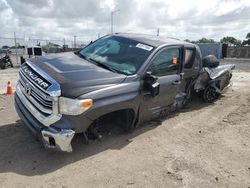 Salvage cars for sale from Copart Homestead, FL: 2017 Toyota Tundra Double Cab SR