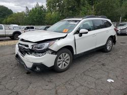 Subaru salvage cars for sale: 2018 Subaru Outback 2.5I Premium