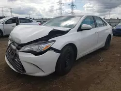 Salvage cars for sale at Elgin, IL auction: 2015 Toyota Camry LE