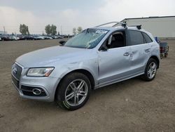 Salvage cars for sale from Copart Rocky View County, AB: 2015 Audi Q5 Technik