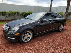 2013 Mercedes-Benz C 250 en venta en Fort Pierce, FL