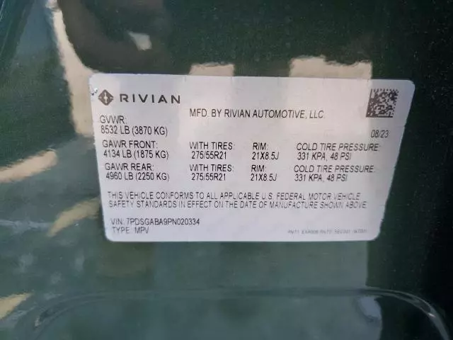 2023 Rivian R1S Adventure