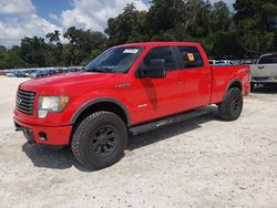 Ford salvage cars for sale: 2012 Ford F150 Supercrew