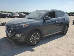 Salvage cars for sale from Copart San Antonio, TX: 2019 Hyundai Tucson Limited