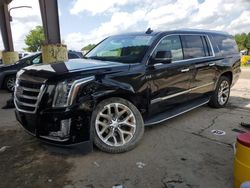 Salvage cars for sale at Gaston, SC auction: 2017 Cadillac Escalade ESV Premium Luxury