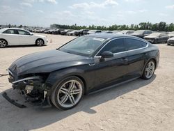 Salvage cars for sale at Houston, TX auction: 2019 Audi A5 Premium Plus S-Line