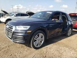 Salvage cars for sale at Elgin, IL auction: 2018 Audi Q5 Premium Plus