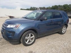 Salvage cars for sale at New Braunfels, TX auction: 2018 Ford Explorer