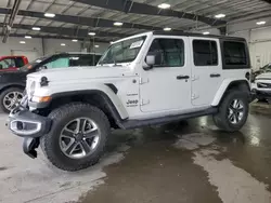 Jeep salvage cars for sale: 2018 Jeep Wrangler Unlimited Sahara