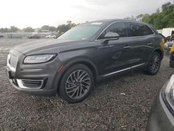 Lincoln Nautilus salvage cars for sale: 2019 Lincoln Nautilus Reserve