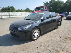 Salvage cars for sale at Shreveport, LA auction: 2022 KIA Rio LX