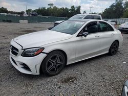 Salvage cars for sale at Riverview, FL auction: 2020 Mercedes-Benz C 300 4matic