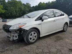 Salvage cars for sale at Austell, GA auction: 2011 Toyota Prius